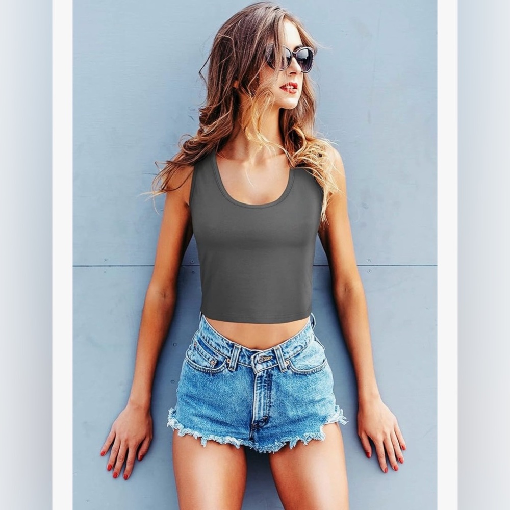 NWOT Classic Dark Gray Razorback Women's Tank Top